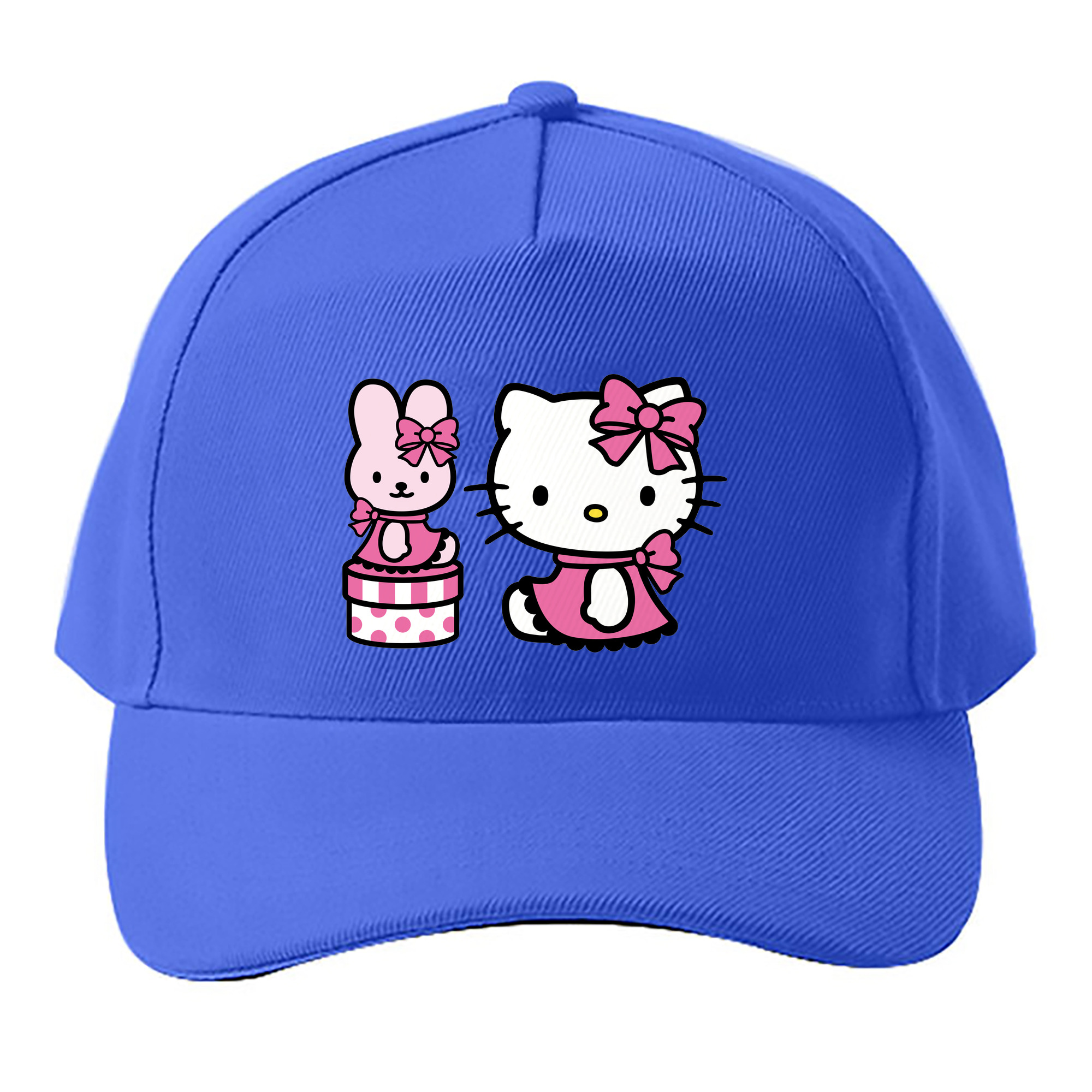 （画像用） Hello Kitty ハローキティ ベースボールキャップ 綿100％ 男女兼用 帽子 スポーツ